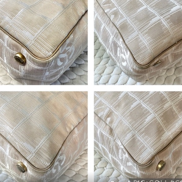 Chanel Pre Loved CC Travel Line Tote Handbag in great used condition. - Picture 4 of 10